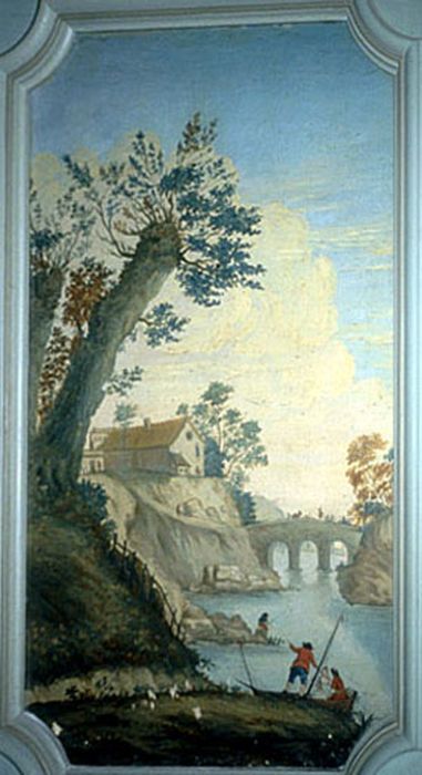 Peinture monumentale : Pont à trois arches 8 - © Ministère de la Culture (France), Conservation des antiquités et des objets d’art de l’Ain, tous droits réservés