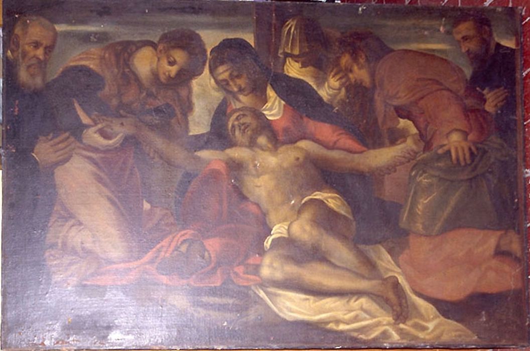 Tableau : Déposition de Croix (La) - © Ministère de la Culture (France), Conservation des antiquités et des objets d’art de l’Ain, tous droits réservés