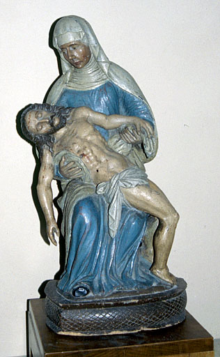 statue   Vierge de Pitié    - © Ministère de la Culture (France), Conservation des antiquités et des objets d’art de l’Ain, tous droits réservés