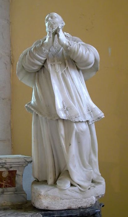 statue : Saint François-de-Sales - © Ministère de la Culture (France), Conservation des antiquités et des objets d’art de l’Ain, tous droits réservés