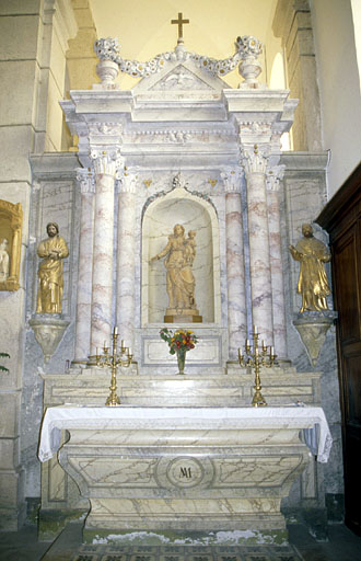 autel ; retable, vue générale