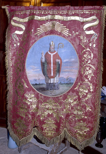 bannière de procession, vue générale
