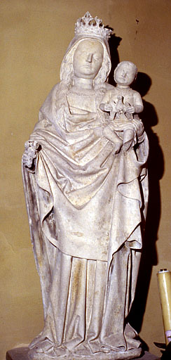 statue Vierge à l'Enfant 2 - © Ministère de la Culture (France), Conservation des antiquités et des objets d’art de l’Ain, tous droits réservés