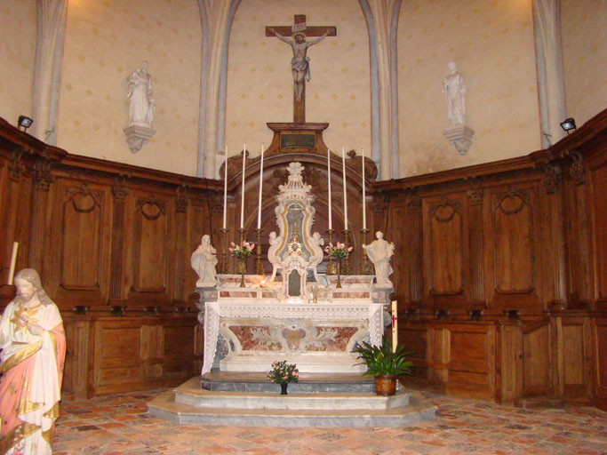 stalles - © Ministère de la Culture (France), Conservation des antiquités et des objets d’art de l’Ain, tous droits réservés