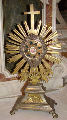 reliquaire-ostensoir de sainte Madeleine - © Ministère de la Culture (France), Conservation des antiquités et des objets d’art de l’Ain, tous droits réservés