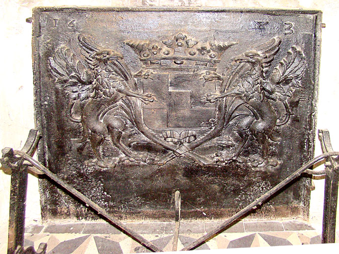 plaque de cheminée    1   - © Ministère de la Culture (France), Conservation des antiquités et des objets d’art de l’Ain, tous droits réservés