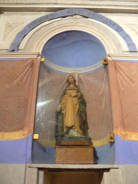 statue : sainte Marguerite (?), vue générale