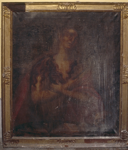 tableau Sainte Madeleine pénitente - © Ministère de la Culture (France), Conservation des antiquités et des objets d’art de l’Ain, tous droits réservés