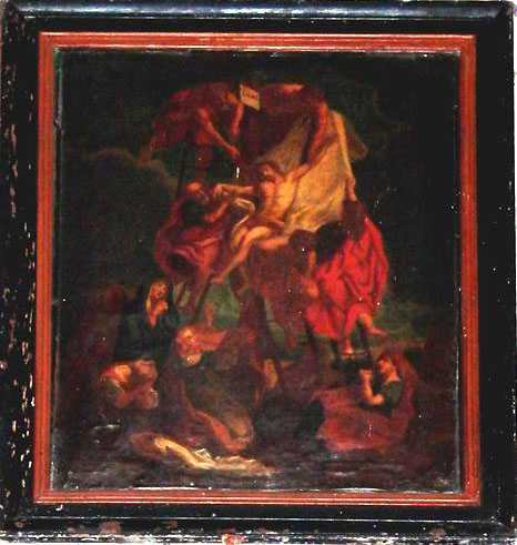 tableau Descente de Croix - © Ministère de la Culture (France), Conservation des antiquités et des objets d’art de l’Ain, tous droits réservés
