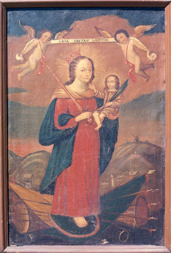 tableau Vierge à l'Enfant de Salins avec 2 anges - © Ministère de la Culture (France), Conservation des antiquités et des objets d’art de l’Ain, tous droits réservés