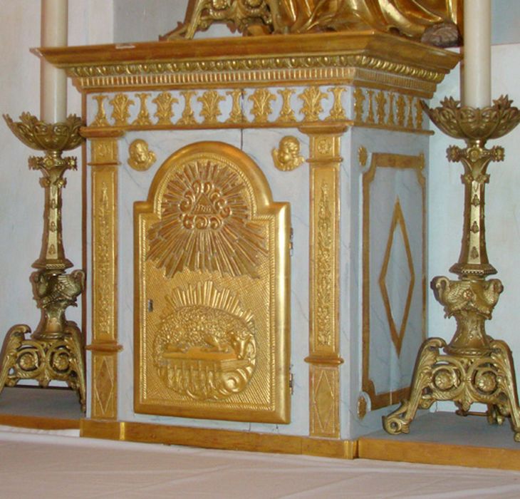 tabernacle, vue générale - © Ministère de la Culture (France), Conservation des antiquités et des objets d’art de l’Ain, tous droits réservés