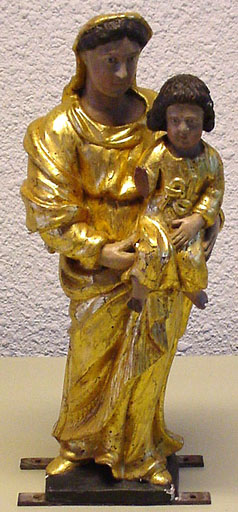 Statuette : Notre-Dame-du-Pas - © Ministère de la Culture (France), Conservation des antiquités et des objets d’art de l’Ain, tous droits réservés