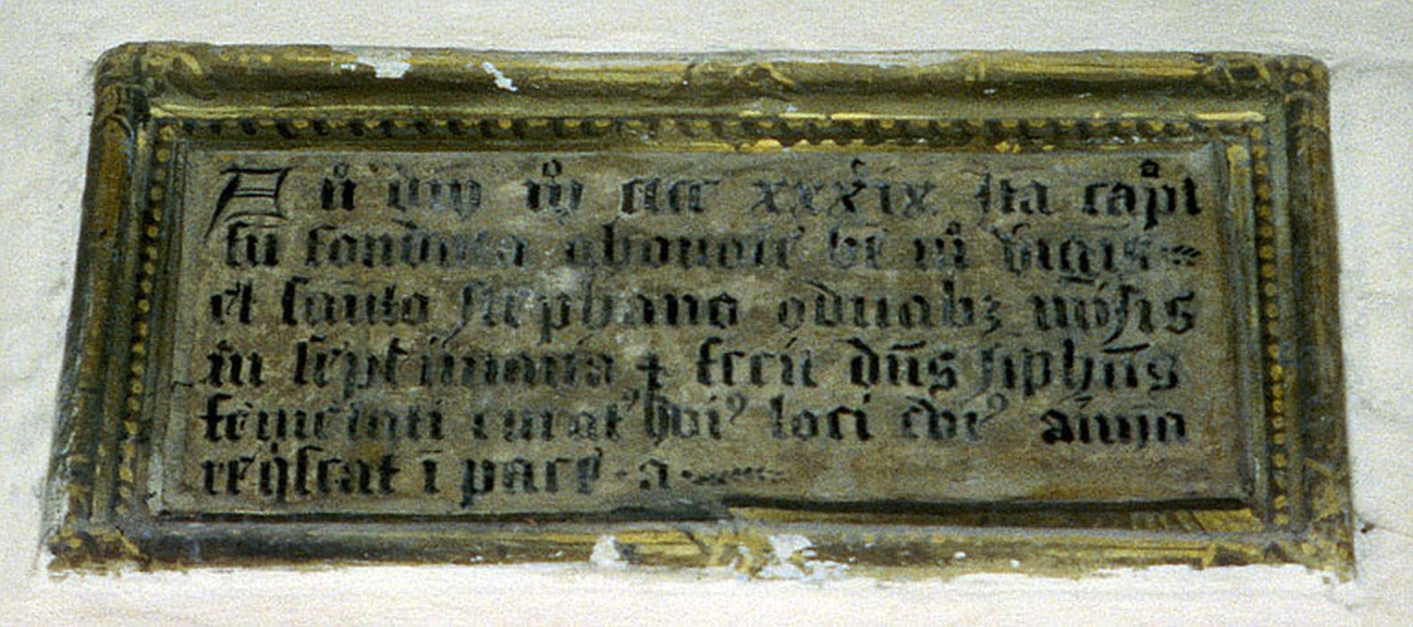 plaque commémorative