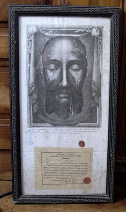 Estampe (n°1) : Sainte Face - © Ministère de la Culture (France), Conservation des antiquités et des objets d’art de l’Ain, tous droits réservés