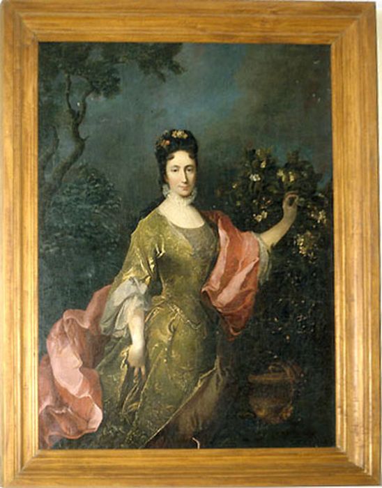 Tableau : Femme dans un jardin ? - © Ministère de la Culture (France), Conservation des antiquités et des objets d’art de l’Ain, tous droits réservés