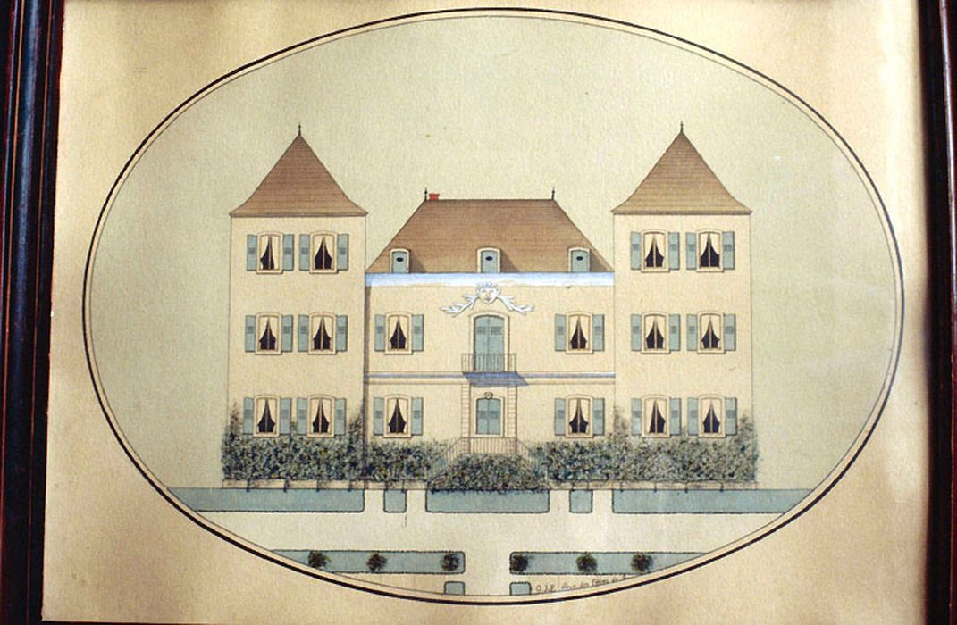 Dessin : Hospice de Tougin (L') - © Ministère de la Culture (France), Conservation des antiquités et des objets d’art de l’Ain, tous droits réservés