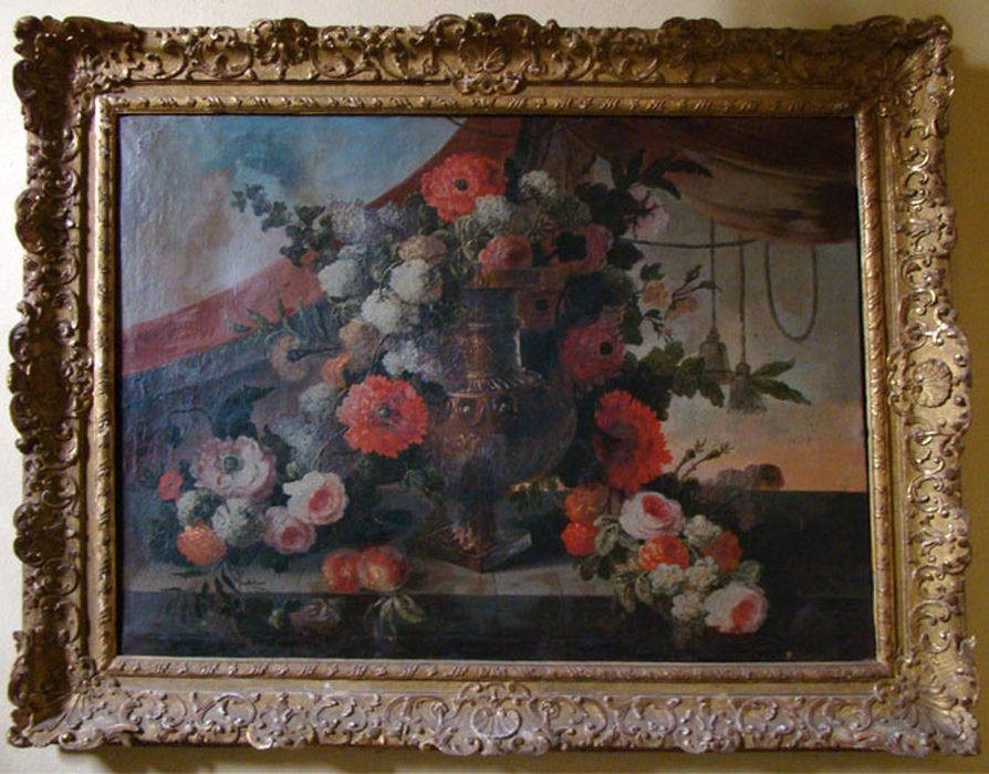 Tableau : Vasque de fleurs - © Ministère de la Culture (France), Conservation des antiquités et des objets d’art de l’Ain, tous droits réservés