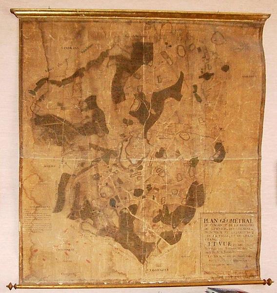 plan, vue générale - © Ministère de la culture (France) ; © Conseil départemental de l'Ain