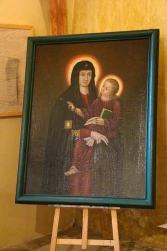 tableau Vierge à l'Enfant - © Ministère de la Culture (France), Conservation des antiquités et des objets d’art de l’Ain, tous droits réservés