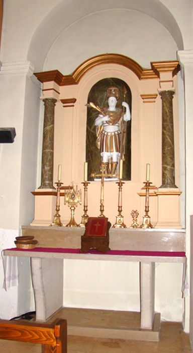 Retable ; tabernacle saint Maurice