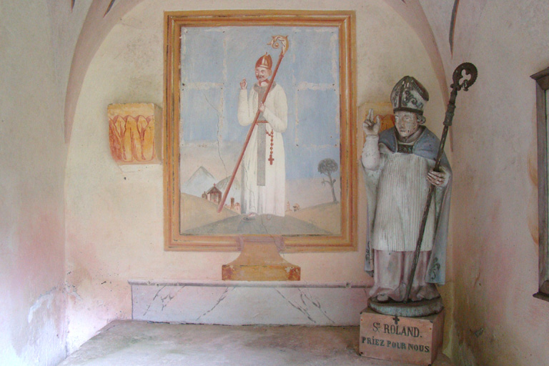 Peinture monumentale : Saint Roland - © Ministère de la Culture (France), Conservation des antiquités et des objets d’art de l’Ain, tous droits réservés