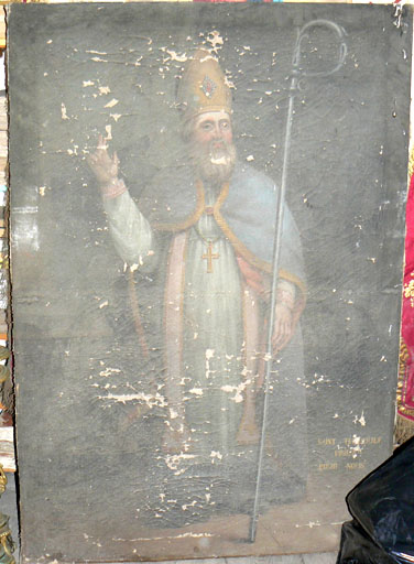 Tableau ; ex-voto : Saint Théodule - © Ministère de la Culture (France), Conservation des antiquités et des objets d’art de l’Ain, tous droits réservés