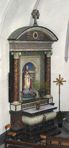 Retable ; autel ; gradin d'autel de saint Brice