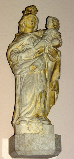statue Vierge à l'Enfant 1 - © Ministère de la Culture (France), Conservation des antiquités et des objets d’art de l’Ain, tous droits réservés