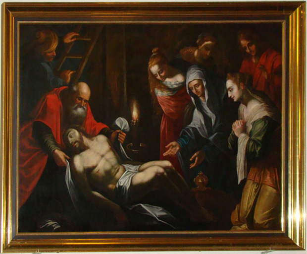 tableau   Déploration du Christ    - © Ministère de la Culture (France), Conservation des antiquités et des objets d’art de l’Ain, tous droits réservés