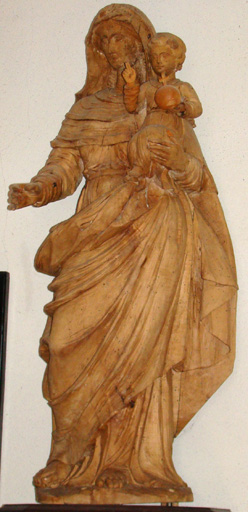 statue   Vierge à l'Enfant 1   - © Ministère de la Culture (France), Conservation des antiquités et des objets d’art de l’Ain, tous droits réservés