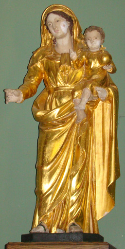 statue   Vierge à l'Enfant 2   - © Ministère de la Culture (France), Conservation des antiquités et des objets d’art de l’Ain, tous droits réservés