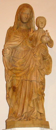 statue Vierge à l'Enfant 1 - © Ministère de la Culture (France), Conservation des antiquités et des objets d’art de l’Ain, tous droits réservés