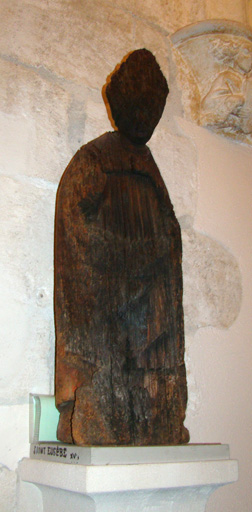 statue Saint Eusèbe 1 - © Ministère de la Culture (France), Conservation des antiquités et des objets d’art de l’Ain, tous droits réservés