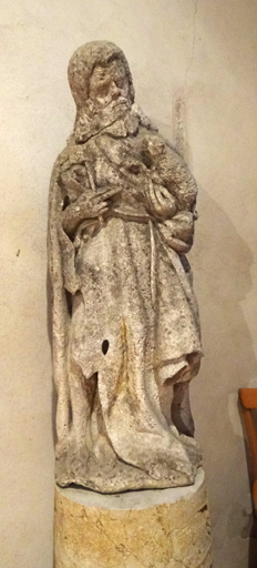 statue Saint Jean-Baptiste - © Ministère de la Culture (France), Conservation des antiquités et des objets d’art de l’Ain, tous droits réservés