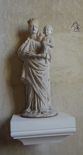 statue   Vierge à l'Enfant 1   - © Ministère de la Culture (France), Conservation des antiquités et des objets d’art de l’Ain, tous droits réservés