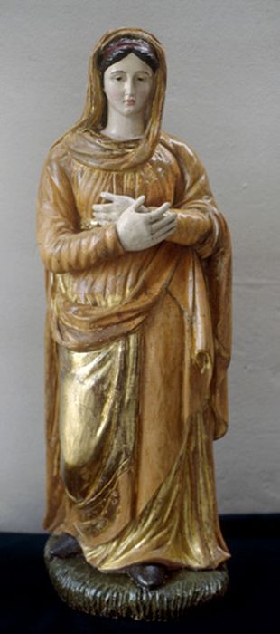 statuette : Vierge - © Ministère de la Culture (France), Conservation des antiquités et des objets d’art de l’Ain, tous droits réservés