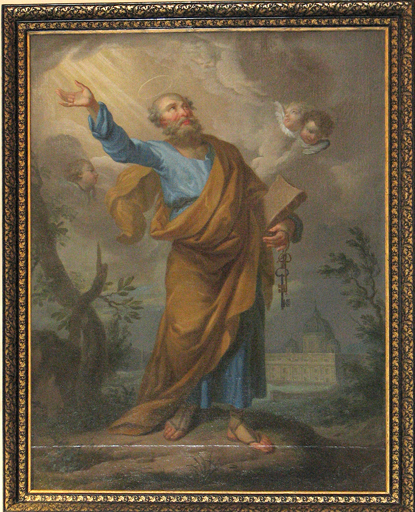 tableau Saint Pierre - © Ministère de la Culture (France), Conservation des antiquités et des objets d’art de l’Ain, tous droits réservés