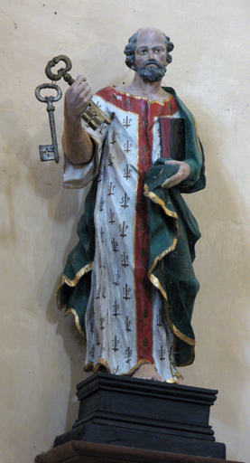 statue Saint Pierre - © Ministère de la Culture (France), Conservation des antiquités et des objets d’art de l’Ain, tous droits réservés