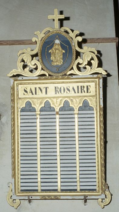 tableau : confrérie du Saint Rosaire