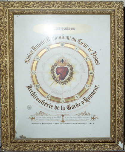 tableau de confrérie Confrèrie de la garde d'honneur - © Ministère de la Culture (France), Conservation des antiquités et des objets d’art de l’Ain, tous droits réservés