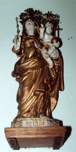 statue Vierge à l'enfant dite Notre-Dame de Bellor 2 - © Ministère de la Culture (France), Conservation des antiquités et des objets d’art de l’Ain, tous droits réservés