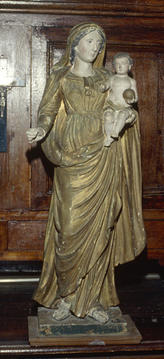 statue   Vierge à l'Enfant 3   - © Ministère de la Culture (France), Conservation des antiquités et des objets d’art de l’Ain, tous droits réservés