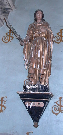 statue Saint Pancrace - © Ministère de la Culture (France), Conservation des antiquités et des objets d’art de l’Ain, tous droits réservés