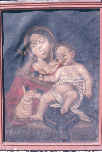 tableau Vierge à l'Enfant - © Ministère de la Culture (France), Conservation des antiquités et des objets d’art de l’Ain, tous droits réservés