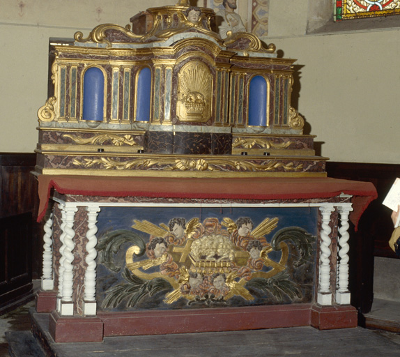 autel ; retable - © Ministère de la Culture (France), Conservation des antiquités et des objets d’art de l’Ain, tous droits réservés