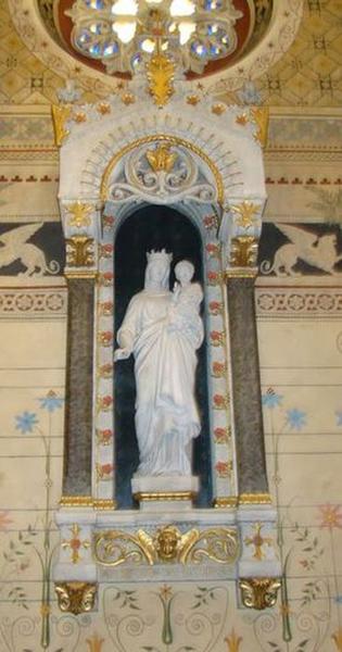 retable, statue, vue générale