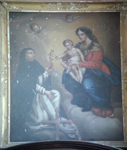 tableau   Vierge du Rosaire   