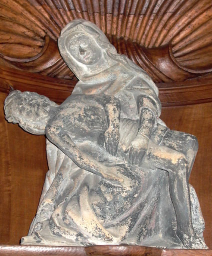 statue, vue générale. - © Ministère de la culture (France), Médiathèque du patrimoine et de la photographie ; © Conseil départemental de l'Ain, tous droits réservés