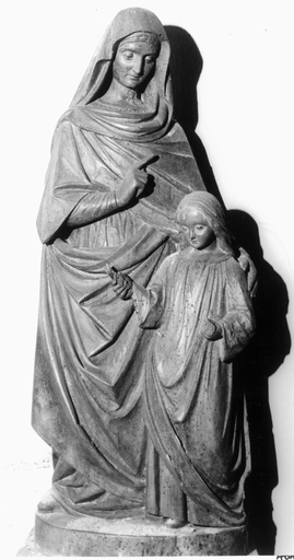 statue, vue générale - © Ministère de la Culture (France), Conservation des antiquités et des objets d’art de l’Ain, tous droits réservés