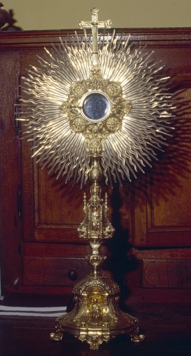 ostensoir-soleil - © Ministère de la Culture (France), Conservation des antiquités et des objets d’art de l’Ain, tous droits réservés